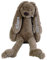 Elefantasie Stofftier Hase mit Namen und Geburtsdatum personalisiert Geschenk 40cm braun