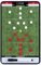 Pure2Improve Taktiktafel Feldhockey, 35x22cm, P2I100660