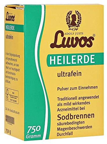 Luvos-heilerde ultrafein Pulver Spar-Set 2x750g. Wirkt gegen Sodbrennen, säurebedingte Magenbeschwerden und Durchfall