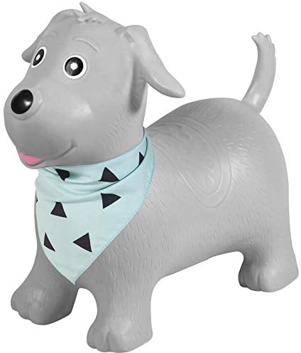 Kindsgut Animal Sauteur pour Enfants, Couleurs discrètes et Modernes, détails soignés, Pompe à air Incluse, Chien