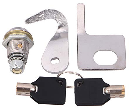 XMMT Lucchetto Tour-Pak per bagagliaio posteriore moto con chiave per Harley Touring Road King Electra Street Road Glide 1993-2013