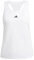 adidas Damen Train Essentials Minimal Branding Racerback Tank Top Tanktop, White, M
