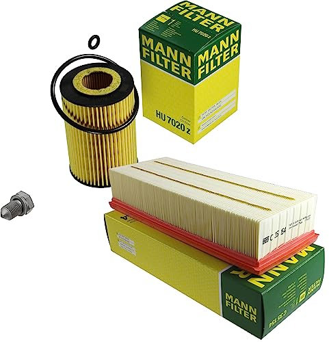 EISENFELS Filter Set Inspektionspaket erstellt mit MANN-FILTER Ölfilter HU 7020 z, Luftfilter C 35 154, Verschlussschraube