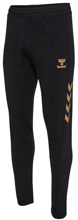 hummel hmlE24C Cotton Jogginghose F2128 schwarzgold, 2XL Herren