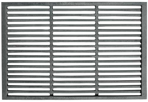 Lunaway - Griglia in ghisa per raccolta cenere e barbecue | Dimensioni 60 x 40 cm, Spessore 2,1 cm | Ottimizza tiraggio camino | Resistente alte temperature | Facile pulizia