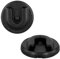 2 Pezzi Supports de Micro pour Autoradio, Rotondo Support Radio Cb con Retro Adesivo Supporto per Supporto per Gancio per Microfono per Radio CB Compatibile con Alinco Anytone Bao-Feng