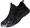 LARNMERN Kochschuhe Herren Küchenschuhe Arbeitsschuhe Herren rutschfest Schuhefür Küche Arbeit Herren Koch Schuhe Non-Slip(43, Leder Schwarz)