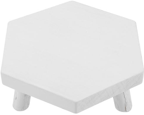 Parliky Holzhocker Für Pflanzen Kleiner Sitzhocker Aus Holz Für Garten Und Wohnzimmer Pflanzenständer Mit Stabiler Basis Für Topfpflanzen Und Kleine Aquarien