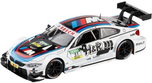 EMRGAZQD Motorfahrzeuge Replika Auto 1/24 for BMW M4 DTM Rennsimulationsfahrzeuge Maßstab Fertigmodell Autoornamente Mit Ton Und Licht Originalgetreue Nachbildung
