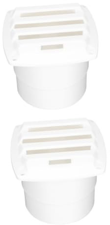 iplusmile 2stücke Vent Abdeckung Für Boote Und Wohnmobile Aus Weißem Atmungsaktive Entlüftungsöffnung Für Frischluftzirkulation Und Geruchsreduzierung Rvs Und Yachten