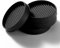 VooGenzek 4 Pièces 7.6cm Patin Rond Antidérapant en Caoutchouc, Bed Sofa Wheel Anti-Slip Pad, Pied en Caoutchouc Pad, pour Lit Armoire Canapé Chaise Table, Noir