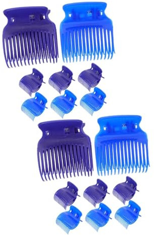 FOMIYES 16 Stk Haarstyling-clips Halter Für Rollenbackenklemmen Beheizte Rollenclips Heißer Lockenwickler-klauenclip Heißwalzen-klauenclip Rollenbackenklammern Hot-roller-clip Abs