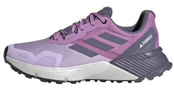 adidas Women's Terrex Soulstride RAIN.RDY Trail Running Shoes, Preloved Purple/Preloved Violet/Powder Plum, 7.5 UK