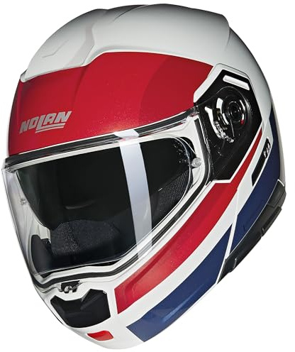 NOLAN HELMET N90-3 06 ROBOTO 345 L, White/Red/Blue