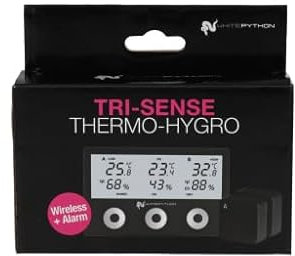 WhitePython Wireless Tri-Sense Thermo Hygro | Reptile Care