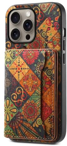 HAOFUGUI Blumen Handyhülle für Samsung Galaxy A51 4G, mit [Kartensteckplätzen] [Standfunktion] Flip Hülle, Blumen Klapphülle Hülle Geldbörse, Frauen Modische Lederhülle-Gelb