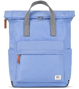 ROKA London Canfield B Medium Sustainable Nylon Backpack (Jacaranda)