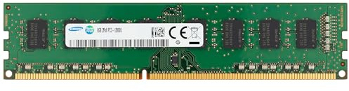 Samsung 8GB DDR3 1600MHz PC3-12800 CL11 UDIMM 2Rx8 Dual Rank 1.5V Non-ECC DIMM 240-Pin Desktop PC RAM Memory