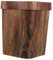 OSALADI Papelera De Madera Con Veta Papelera De Oficina Papelera Cuadrada Papelera De Baño Papelera De Madera Para Baño Papelera Para Exterior Papelera Papeleras