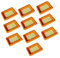 Juego de 10 filtros de aire for desbrozadoras STIHL FS120, FS200, FS250, FS300, FS350, FS400 y FS450.