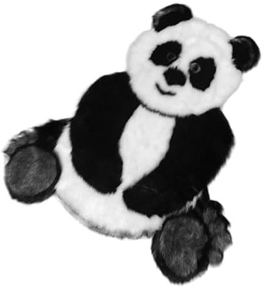 TOYANDONA 1 Stück Panda Flauschige rutschfeste Matte für Wohnzimmer und Kinderzimmer Sanftem Wasserdichtem Perfektes Wohnaccessoire und zur Einweihung