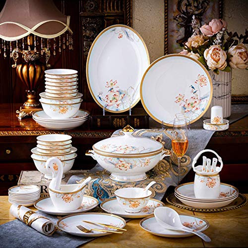 Set di cena raffinata, set di stoviglie in ceramica per la cena