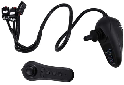 Aboiled Wireless Bluetooth Electric Wheelchair Joystick Dual Controller 24V Universal Control Handle