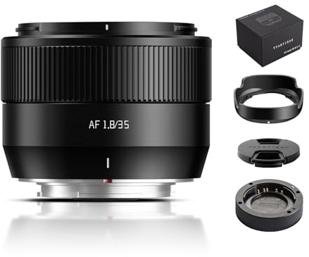 TTARTISAN Autofokus 35 mm F1.8 Mark II APS-C Objektiv X, 35 mm F/1.8 AF Portraitobjektive für Fuji X (X, Schwarz)
