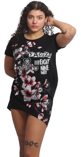 Yakuza Damen Hanami Urban T-Shirt Kleid