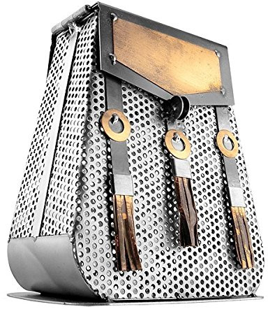 Steelman24 I Schraubenmännchen Tasche Spardose I Made in Germany I Handarbeit I Geschenkidee I Stahlfigur I Metallfigur I Metallmännchen