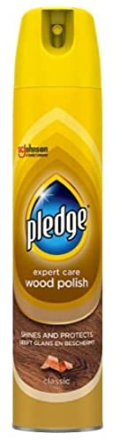 Pledge Expert Care Wood Polish Aerosol Classic 250 ml (Pack of 12)