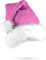 normani Weihnachtsmütze Nikolausmütze mit Pelzrand und Glitzer in rot Farbe Rosa Größe 2 Stück