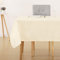 Deconovo Tischdecke Tischwäsche Lotuseffekt Tischtücher 178x132 cm Creme