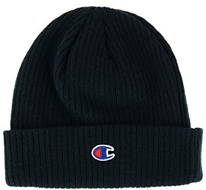 Champion Womens Ribbed Knit Cap (CS4003) -Navy -One Size