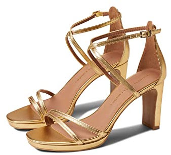 Chinese Laundry Damen Taryn New Metallic Sandale mit Absatz, Gold, 38 EU