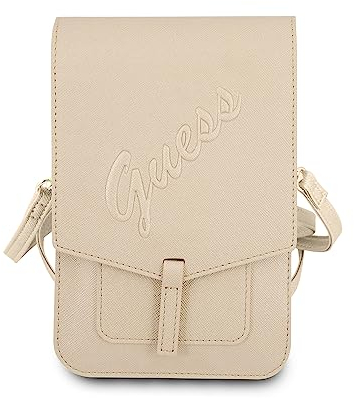 GUESS Sac GUWBRSAVSLG Saffiano Script doré