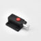 EYCFSJ Door Latch Sliding Locks 2Pcs Furniture Hardware Plastic Button Insert Cabinet Door Surface Mounted Spring Bolt Plastic Bolt Ordinary Black with Cover