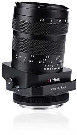 AstrHori 85mm F2.8 Macro et Inclinaison et téléobjectif Moyen Plein Format Manuel 3 en 1 Insecte Bijou Objectif Portrait pour appareils Photo sans Miroir Leica/Panasonic/Sigma L Mount FP,S5,S1,SL,etc