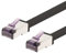 1aTTack.de - 50 m - CAT6a Superflex - Cable de red Ethernet Gigabit LAN RJ45 CAT6 A Cable de conexión 10000 Mbit s SFTP PIMF 500 MHz compatible con CAT6 CAT5 - Negro - 1 pieza