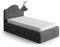 PAULATO Husse für Einzelbett über das Kopfteil und Grundgestell rüberziehen, Husse für Boxspringbetten 80-130cm Mikrofaser, bi-elastisches, kratzfestes und maschinenwaschbares Gewebe Made in Italy