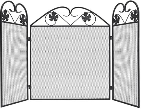 INLIFE 242005 - Griglia parascintille in ferro nero, 2,6 kg