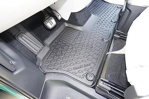Premium Gummifußmatten Fussmatten Gummifußschalen für VW ID. Buzz (Electric) Van/ID. Buzz Kasten/Cargo (Electric) ab 2022-