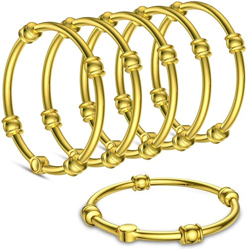 SSTOOHL Gold Shower Curtain Hooks, 12 Pcs Rust Proof Metal Shower Curtain Rings, Oval Snap Shower Rings for Curtain, Glide Smoothly Shower Curtain Rings for Bathroom Shower Rod, Zinc Alloy