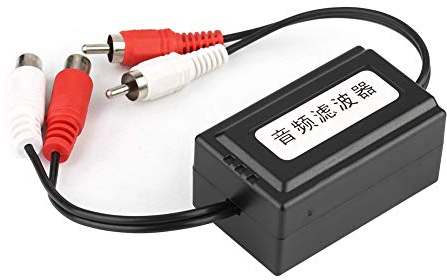 CFTGIW Rauschunterdrückungsfilter für Autoradio, Verbesserung der Klangqualität, Einfache Installation mit Hochwertigem Kunststoffmaterial