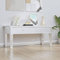 ARKEM Spiegel-Couchtisch 106x45x45 cm Holzwerkstoff und Glas Wohnzimmertisch Modern Sofatisch