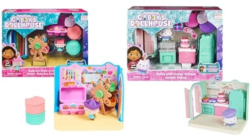 LA CASA DE MUÑECAS DE Gabby - LA Cocina DE Muffin - Cocina de Muffin de La Casa de Muñecas de Gabby & LA CASA DE MUÑECAS DE Gabby -Sala DE Manualidades BEBÉ Box