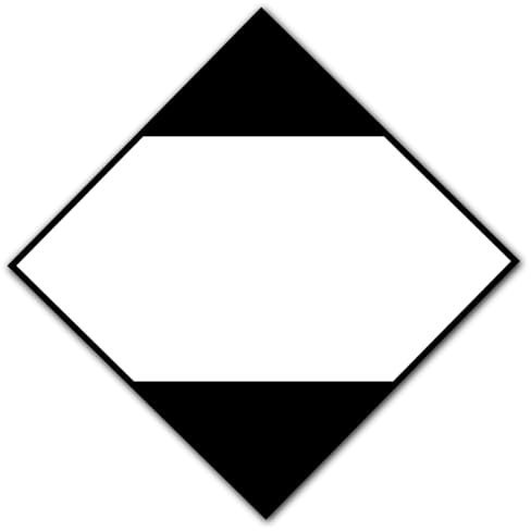 [Verschiedene Modelle] ADR-Etikett, 30 x 30 cm, Gefahrguttransport, zugelassenes Schild, Schild und Halterung erhältlich (begrenzte Stückzahl)