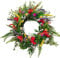 Ghirlanda di fiori selvatici, decorazione da parete, ghirlanda per porta d'ingresso, 35 cm/40 cm, ghirlanda di fiori di campo, decorazione primaverile, ghirlanda per porta d'ingresso esterna,