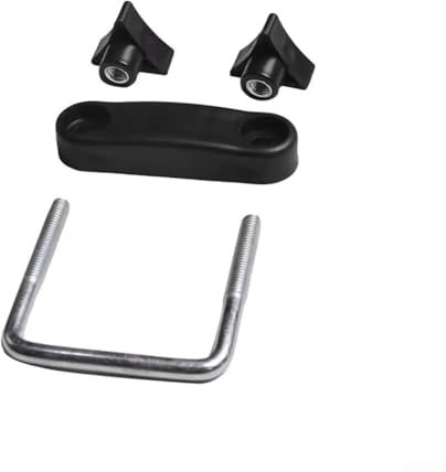 U-bolt Clamps, For Roof Rack Luggage Rack Fixing Clips Van Mount Roof Box Bracket Mounting, 1*Fixed Accessories 1*Clip 2*Screws(Inner diameter 8cm)