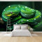Fototapete Vlies Tapete Grüne Schlange Auf Zweig 200x140 cm 3D Effekt Wandbild Vlies Wandtapete Moderne Wohnzimmer Mural Schlafzimmer Kinderzimmer TV Hintergrund Wand Dekora